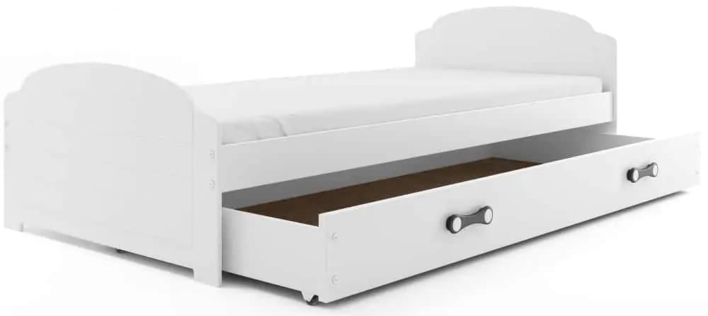 Falco Postel Lizzie 90x200 bílá/bílý pásek - náhled 2