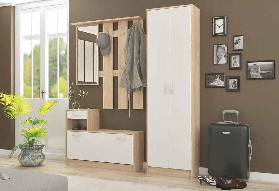 Casarredo Šatní skříň ORION dub sonoma/bílá - náhled 3
