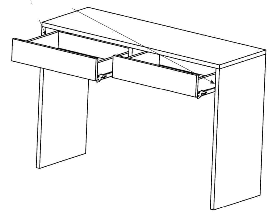 Casarredo Toaletní stolek ASTRAL sonoma - náhled 2