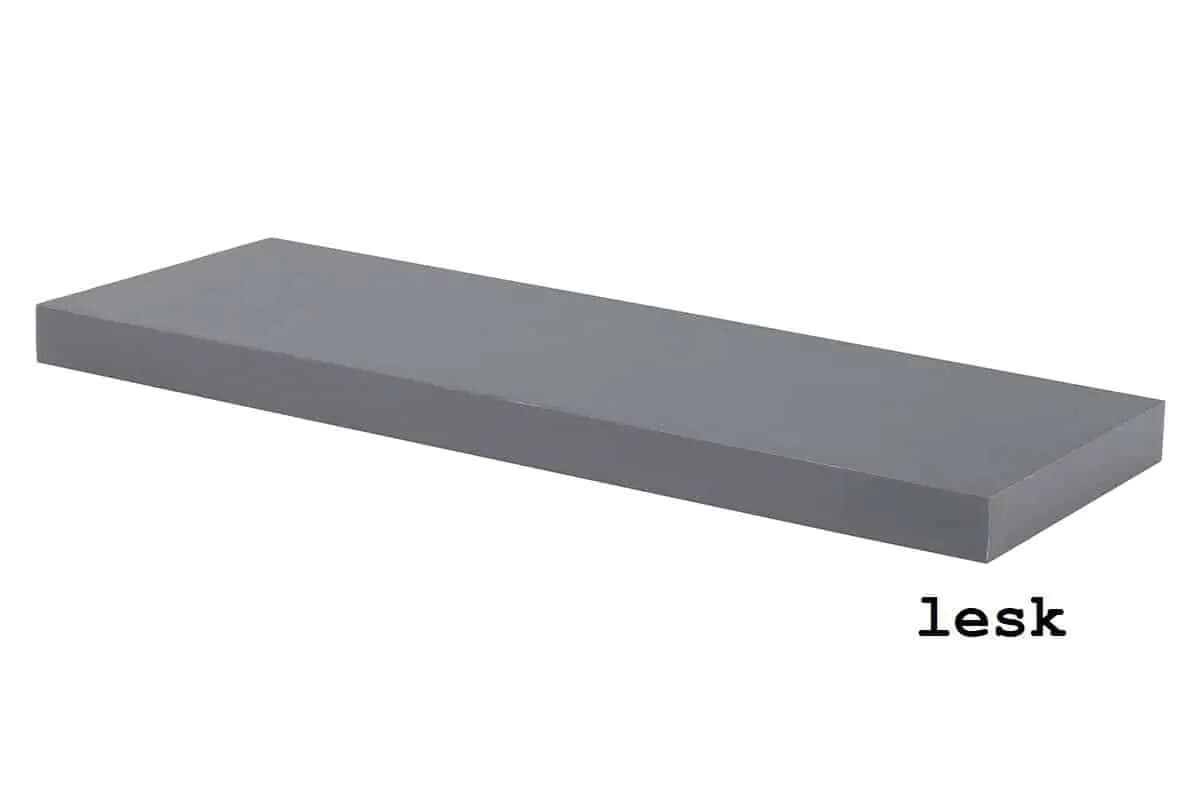 Autronic Nástěnná polička 60 cm P-001 GREY šedá
