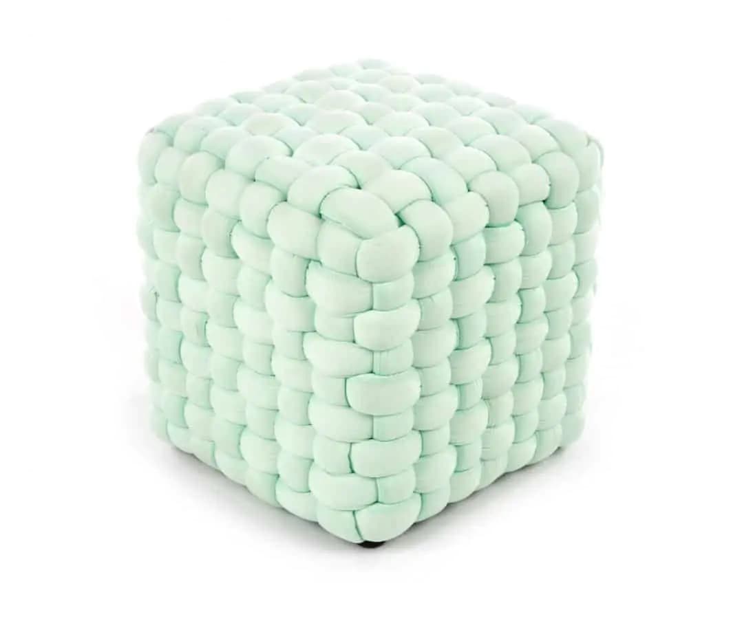 Halmar Taburet RUBIK - světle zelený - náhled 3