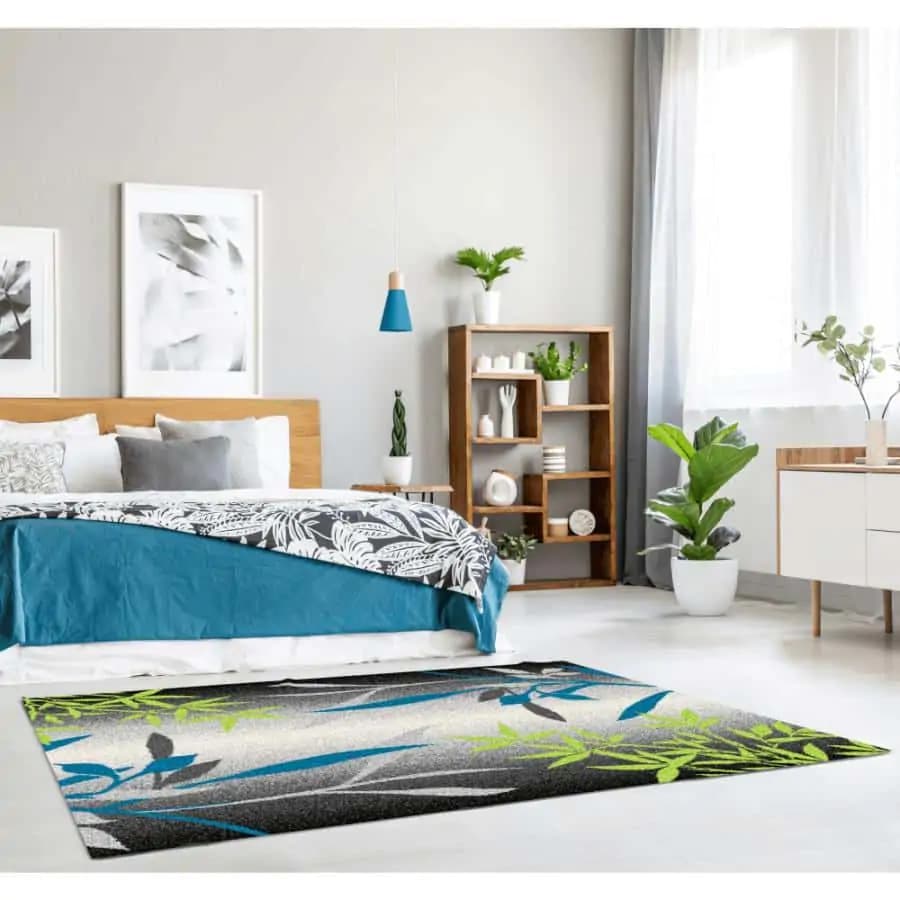 Tempo Kondela Koberec TASNIM 57x90 cm - vzor listy - náhled 2