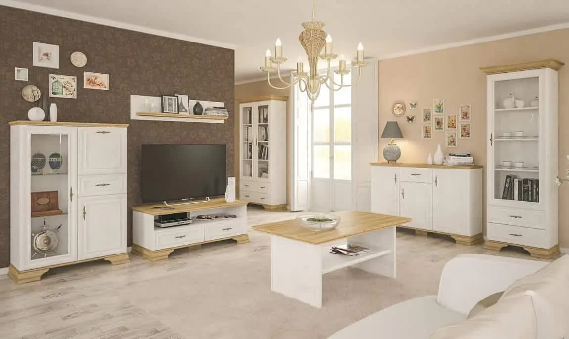 Casarredo Konferenční stolek IRIS borovice andersen/zlatý dub - náhled 2