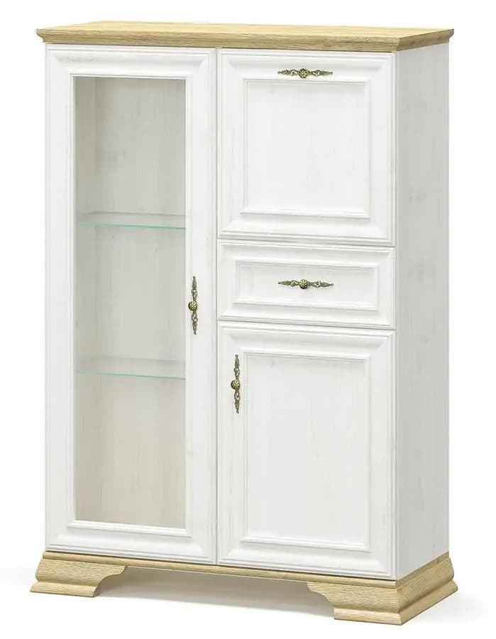 Casarredo Barová skříňka IRIS – borovice andersen/zlatý dub