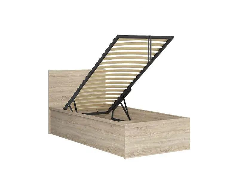 BRW Postel TETRIX s roštem LOZ/90/B dub sonoma - náhled 3