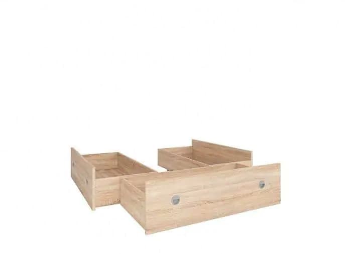 BRW Zásuvky k posteli Nepo LOZ3S Wenge - náhled 4