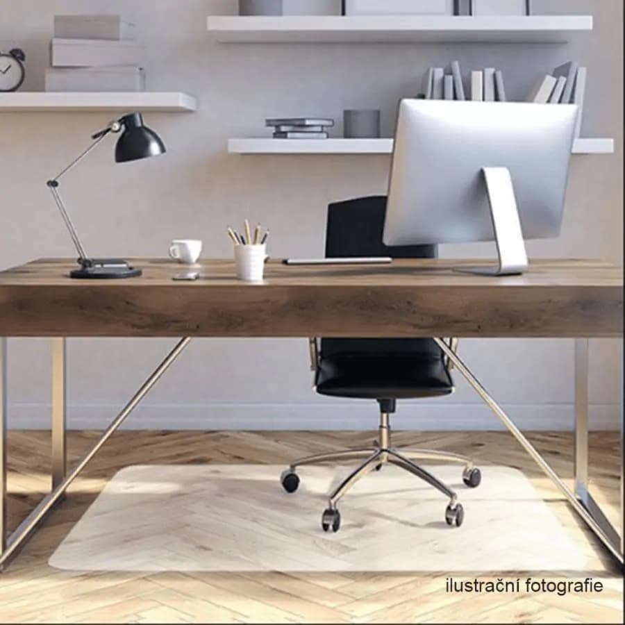 Tempo Kondela Ochranná podložka pod židli ELLIE NEW TYP 5 - 100x50 cm, 0,8 mm, transparentní - náhled 4