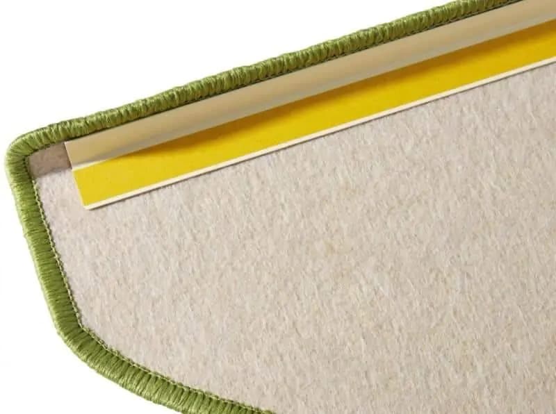 Hanse Home Sada 15 ks nášlapů na schody: Fancy 103009 zelená 23x65 půlkruh (rozměr včetně ohybu), sada 15 ks - náhled 3