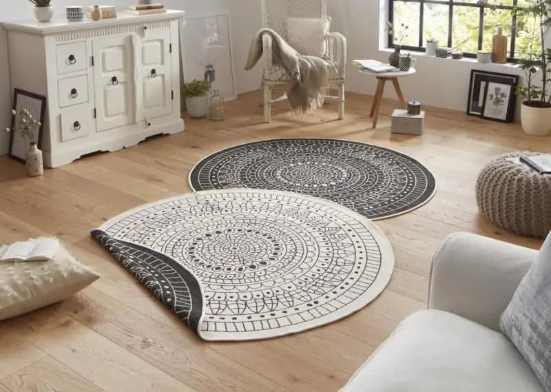 Hanse Home Kusový koberec Twin-Wendeteppiche 103101 černá