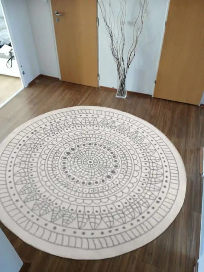 Hanse Home Kusový koberec Twin-Wendeteppiche 103143 šedá 100x100 (průměr) kruh - náhled 5