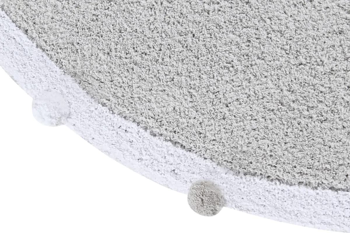 Lorena Canals Pro zvířata: pratelný koberec Bubbly šedá 120x120 (průměr) kruh - náhled 2