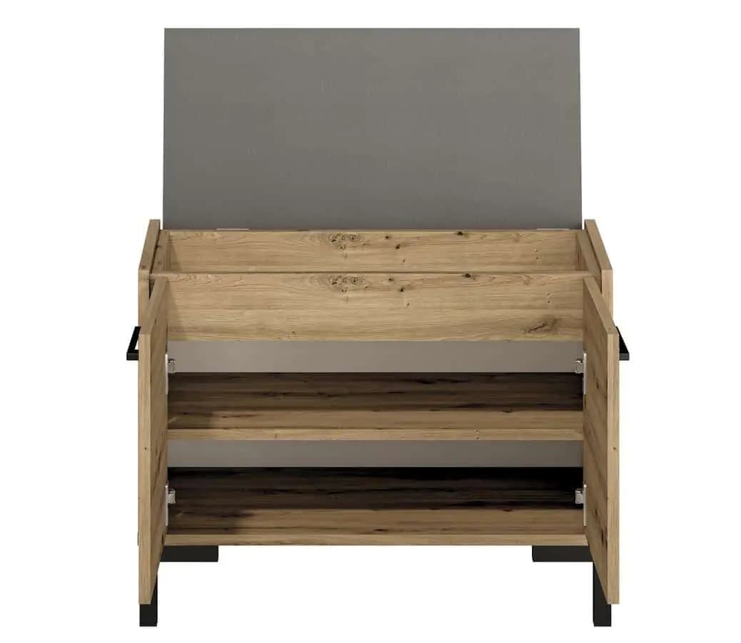 Casarredo Botník se sedákem WILLOW dub artisan - náhled 2