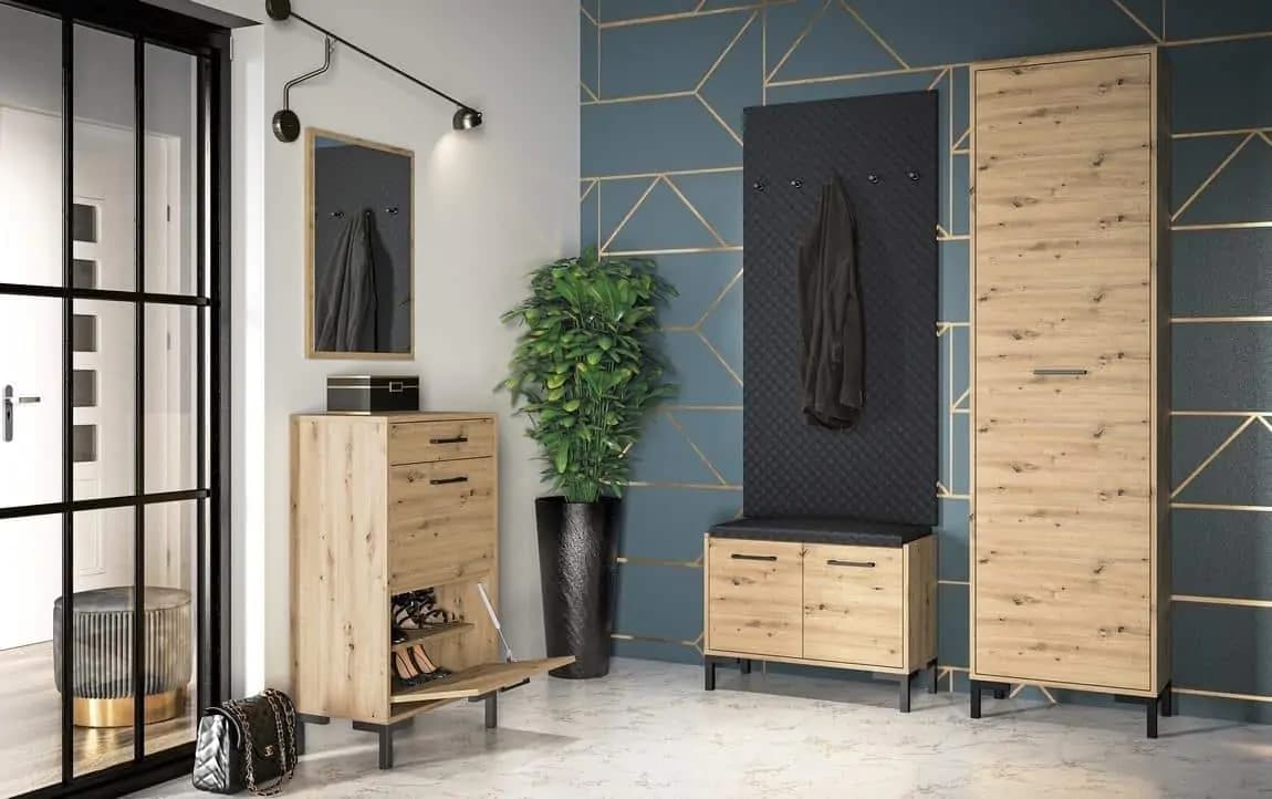 Casarredo Botník se sedákem WILLOW dub artisan - náhled 3