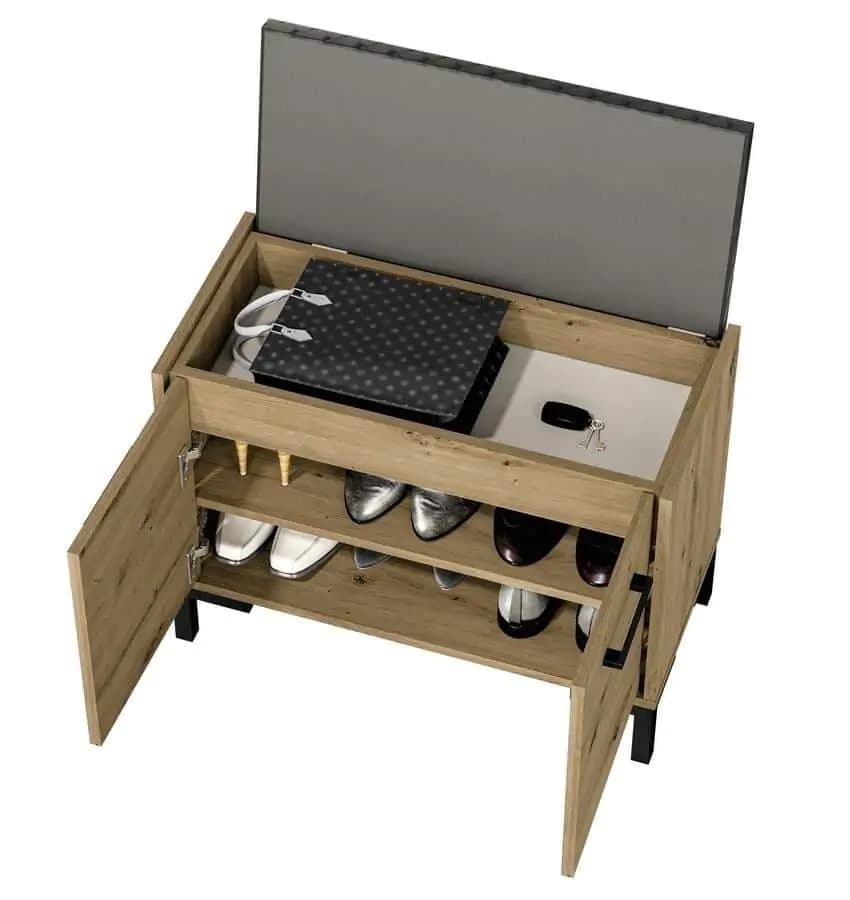 Casarredo Botník se sedákem WILLOW dub artisan - náhled 4