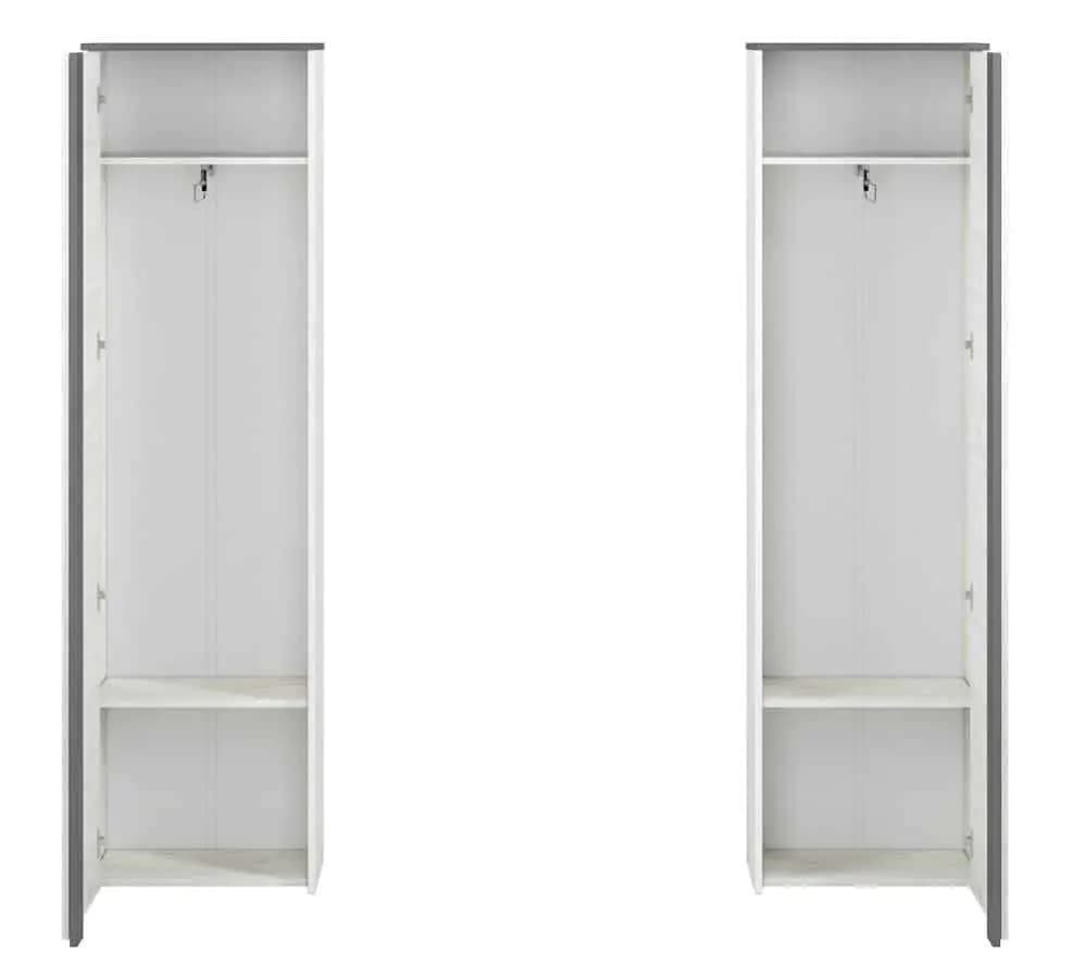 Casarredo Šatní skříň FARFARA borovice sněžná/antracit - náhled 3