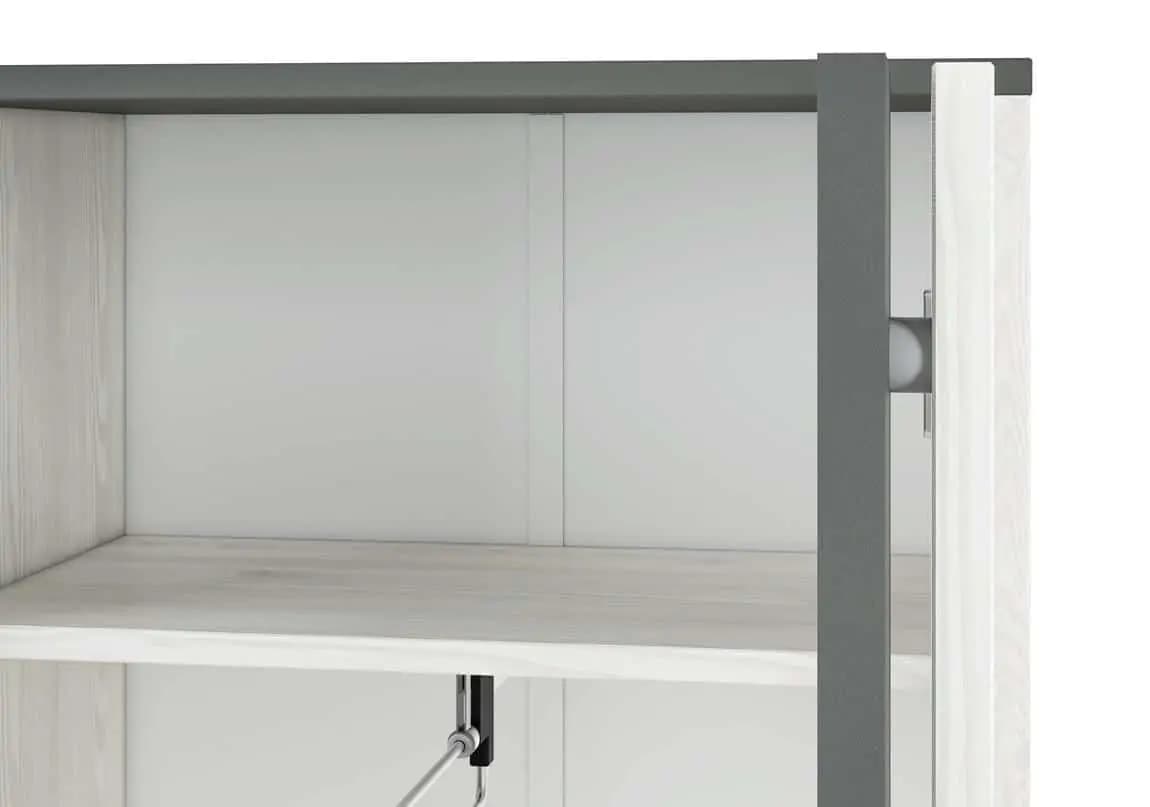 Casarredo Šatní skříň FARFARA borovice sněžná/antracit - náhled 5