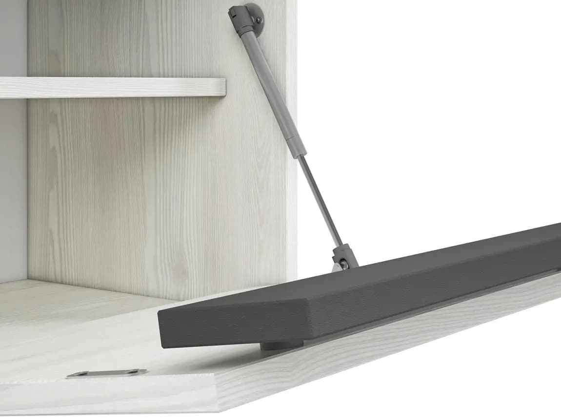 Casarredo Botník 3D s výklopnými dvířky FARFARA borovice sněžná/antracit - náhled 5
