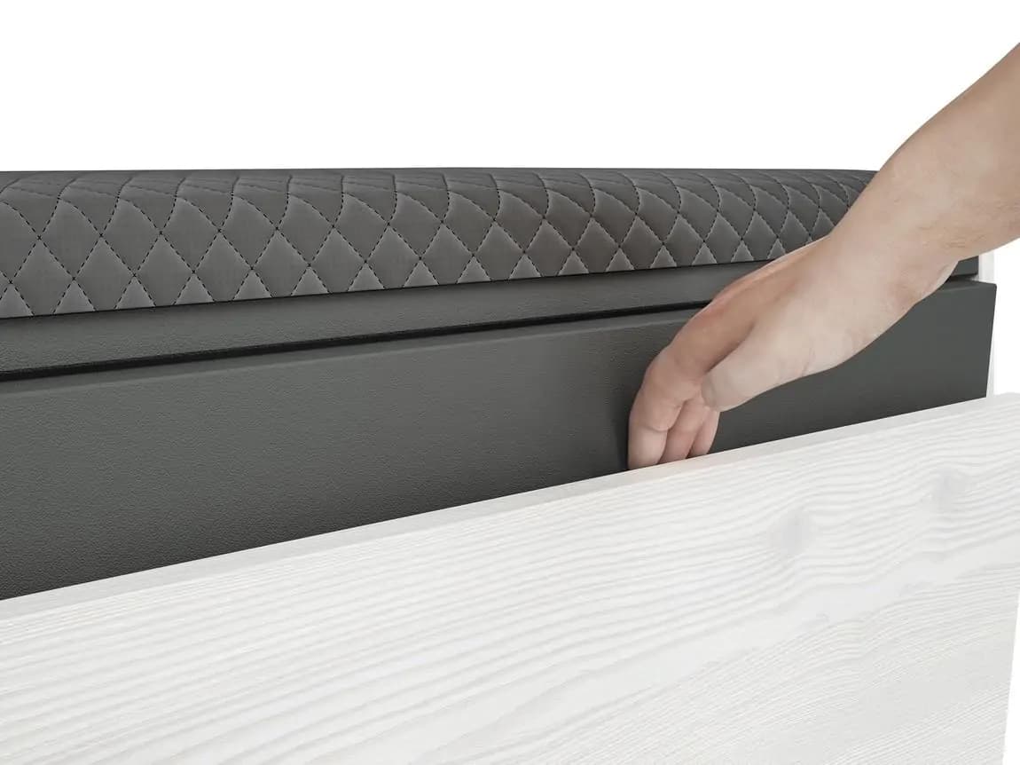 Casarredo Botník s výklopnými dvířky FARFARA borovice sněžná/antracit - náhled 4