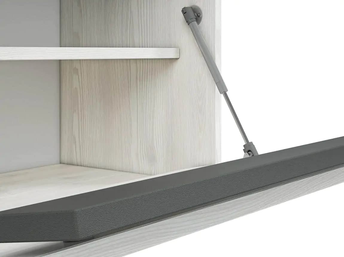 Casarredo Botník s výklopnými dvířky FARFARA borovice sněžná/antracit - náhled 5