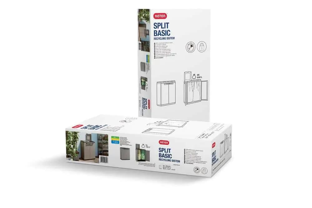 Keter Recyklační koš SPLIT CABINET BASIC - náhled 4