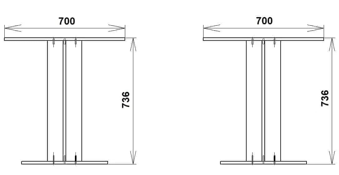 Casarredo Jídelní stůl AGORDO bílá - náhled 2