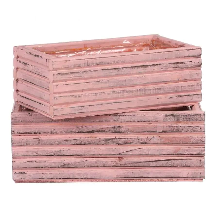 Autronic Obal dřevěný AB2164-PINK - sada 2ks - náhled 4