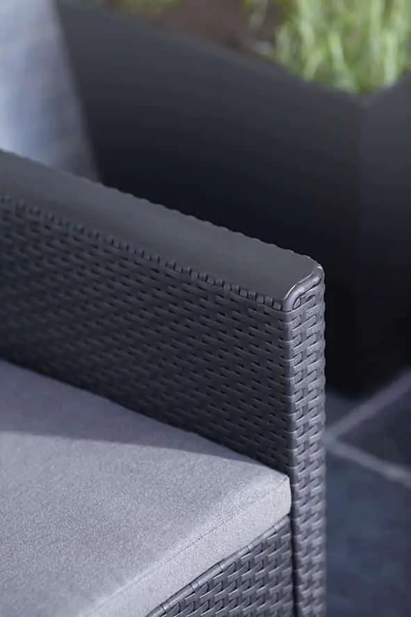 Keter CLAIRE 2 SEATERS SOFA - grafit - náhled 4