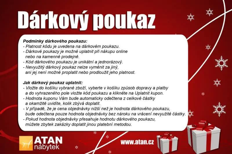 ATAN Dárkový poukaz v hodnotě 500 Kč Elektronický - náhled 3