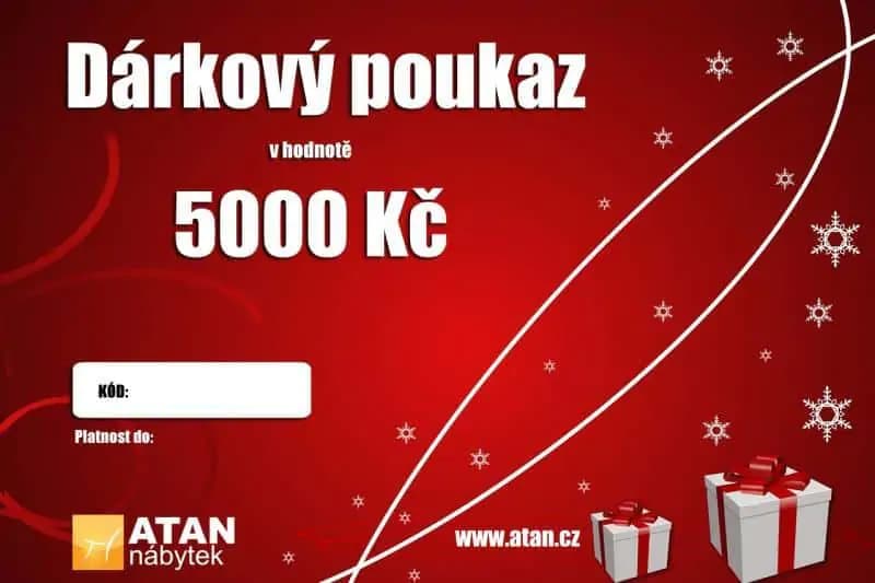 ATAN Dárkový poukaz v hodnotě 5000 Kč Elektronický - náhled 2