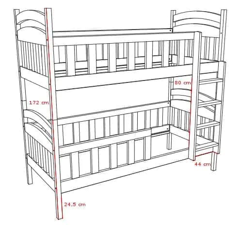 Vomaks Patrová postel PP 007 - 1144/SUR2 - náhled 3