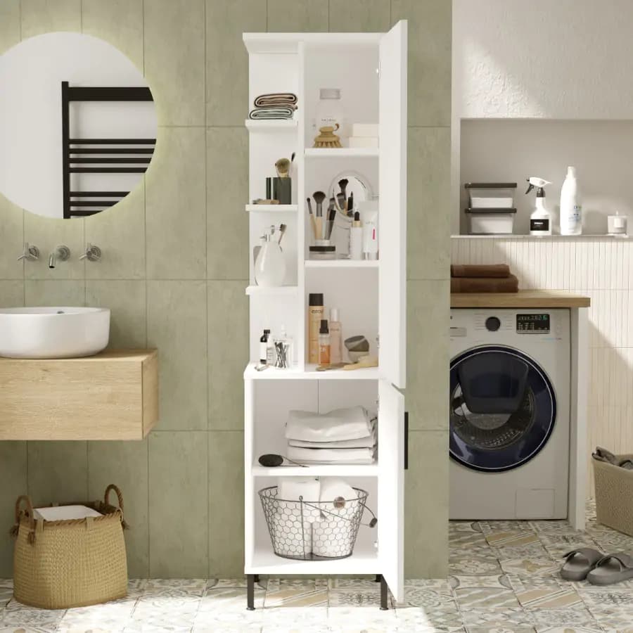 Casarredo Koupelnová skříň VESPER, bílá - náhled 2