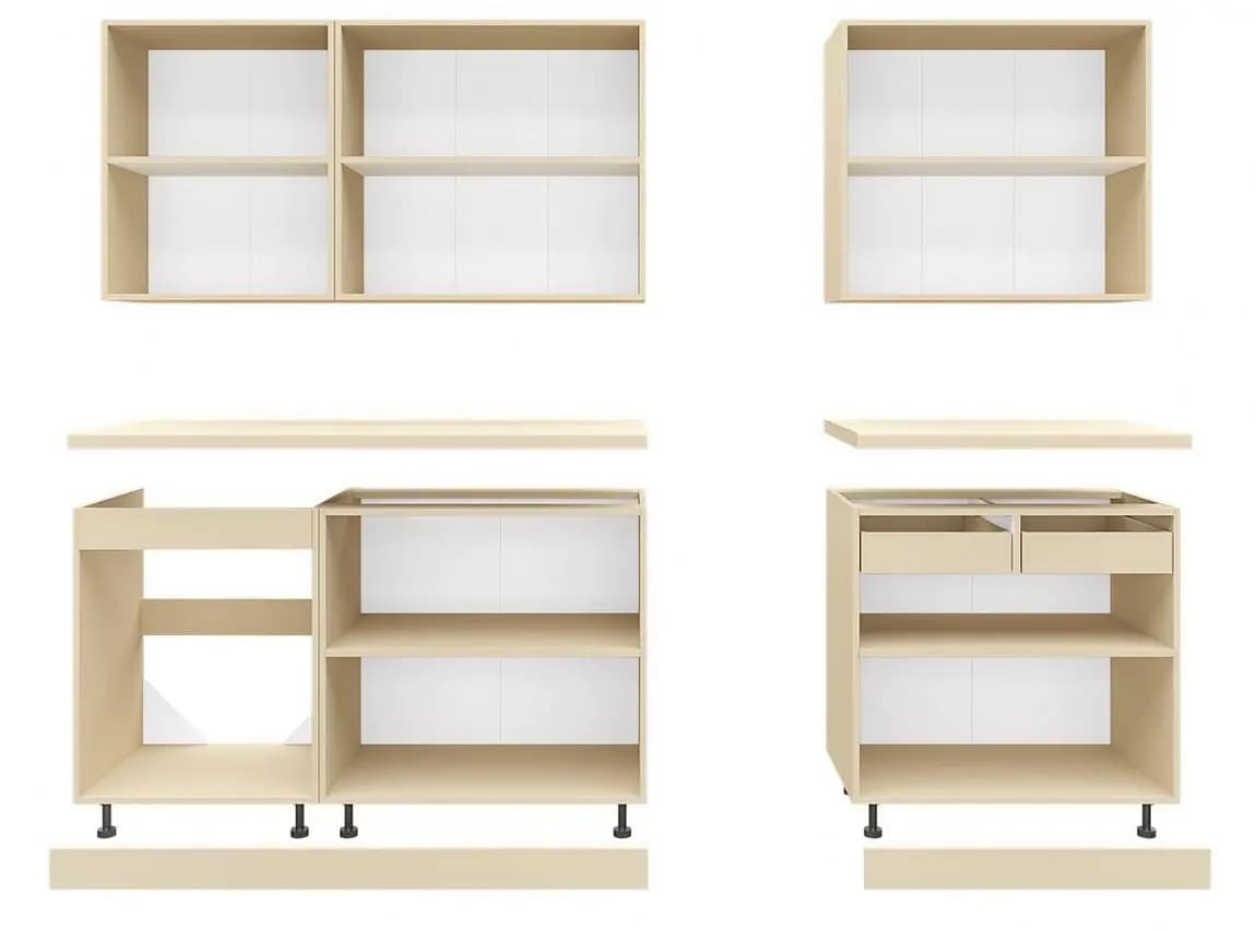 Casarredo Kuchyně ESTERO A 220 wenge dark/bílá supermat - náhled 2