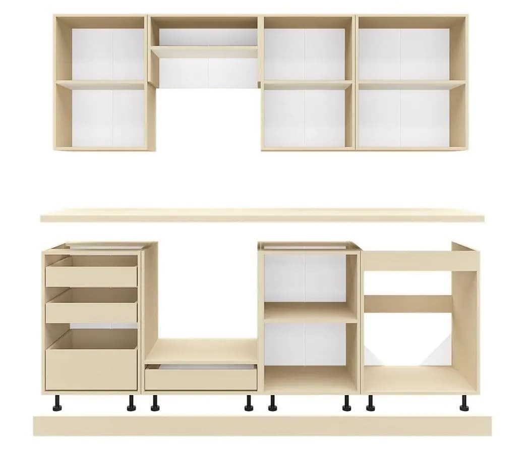 Casarredo Kuchyně FELIPE A 220 bílá/antracit - náhled 2