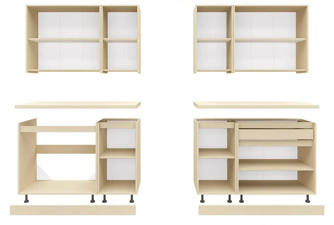 Casarredo Kuchyně NUEVA 240 bílá/antracit - náhled 2