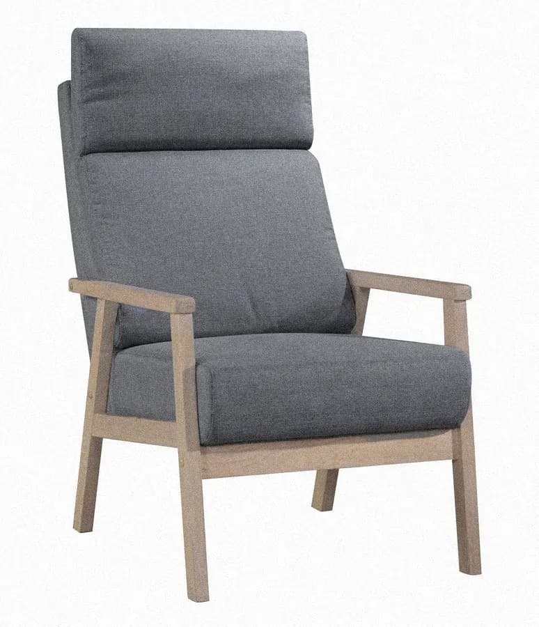 Casarredo Křeslo RELAX 1 bílá/šedá