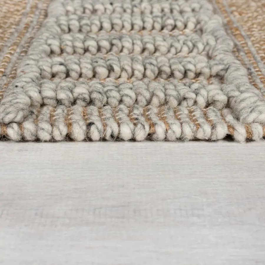 Flair Rugs Kusový koberec Jubilant Medina Jute Natural/Grey 120x170 cm - náhled 5