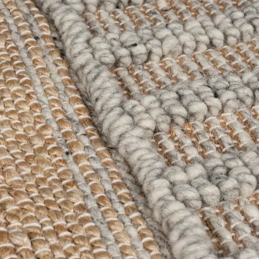 Flair Rugs Kusový koberec Jubilant Medina Jute Natural/Grey 120x170 cm - náhled 4
