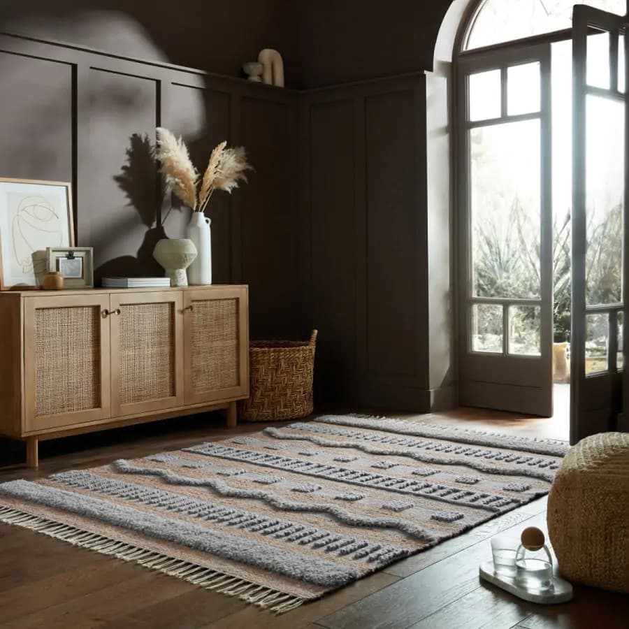 Flair Rugs Kusový koberec Jubilant Medina Jute Natural/Grey 120x170 cm - náhled 2
