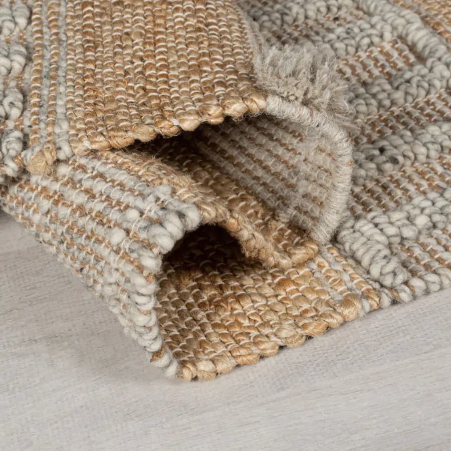Flair Rugs Kusový koberec Jubilant Medina Jute Natural/Grey 120x170 cm - náhled 3