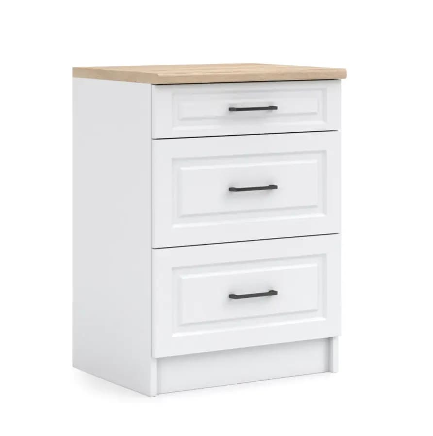Falco Kuchyňská skříňka Irma SZ40-3SZ bílá MAT