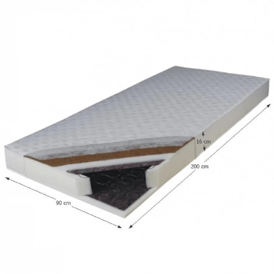 Tempo Kondela Matrace KOKOS MEDIUM dvojstranná - 90x200 cm - náhled 2
