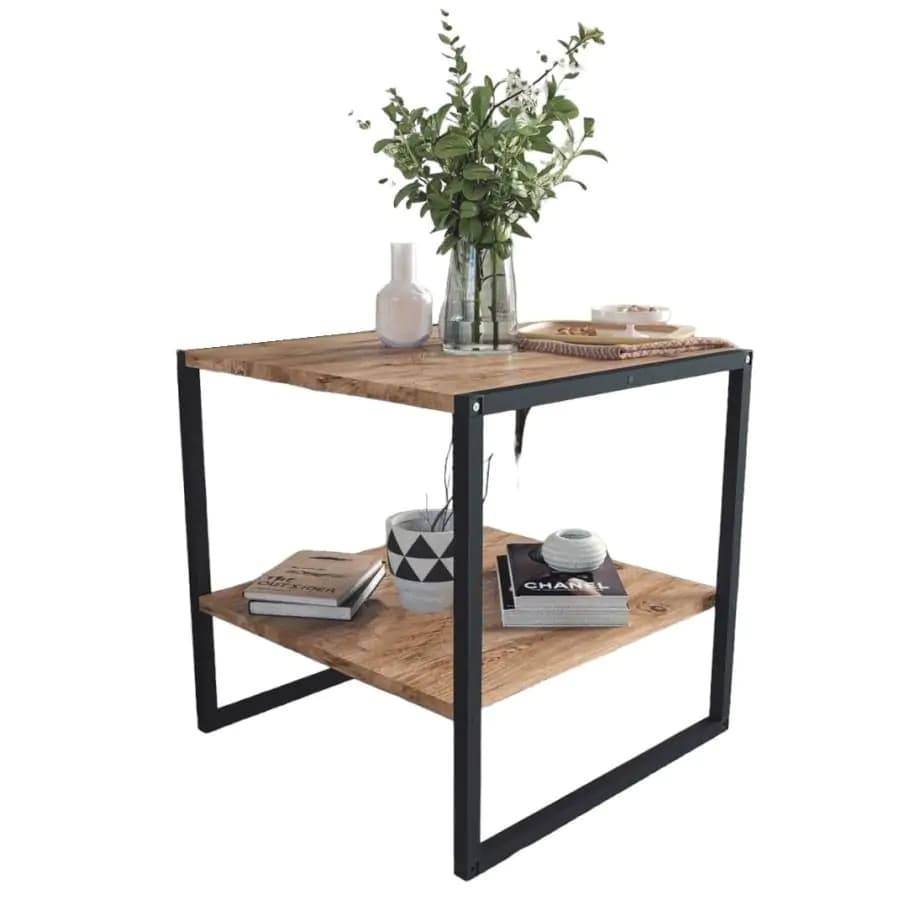 Casarredo Konferenční stolek MAYER 50 - borovice/černá - náhled 2
