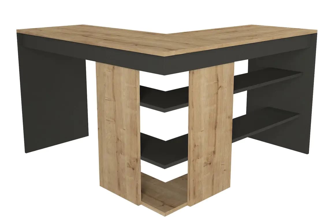 Casarredo Rohový stůl BONGA - sapphire/antracit - náhled 2