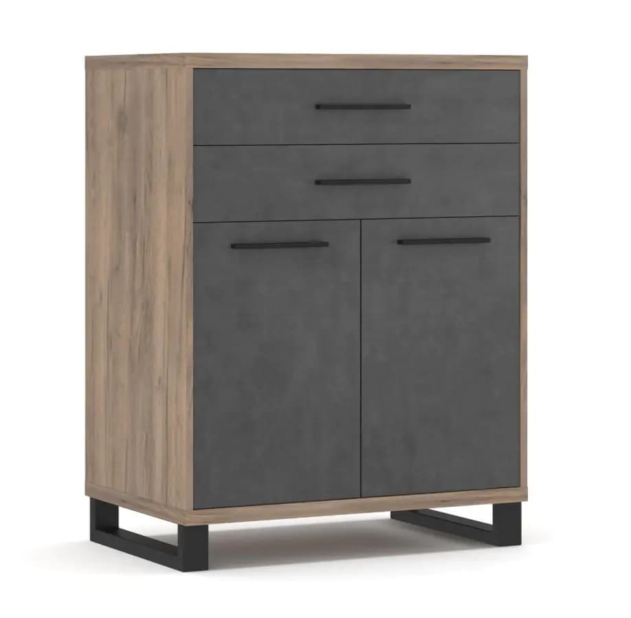 Casarredo Komoda 2D2S ROSOLINI - dub tabaco/matera