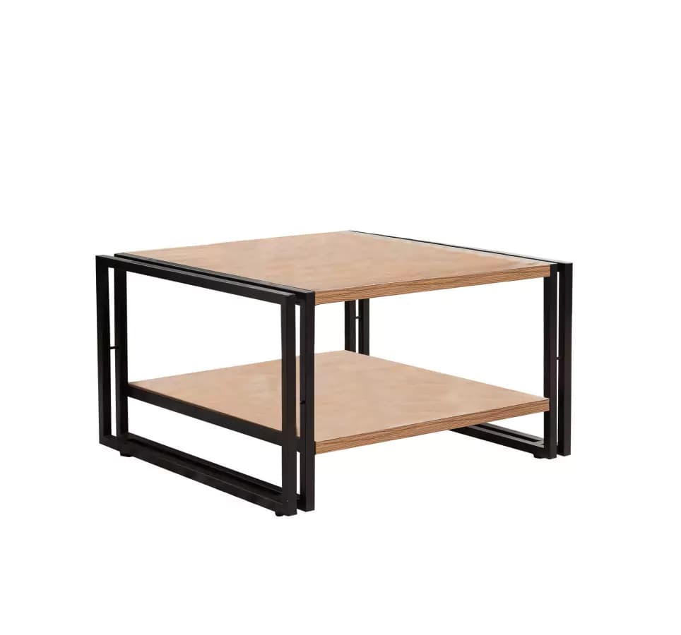 Casarredo Konferenční stolek ODERZO - borovice/černá