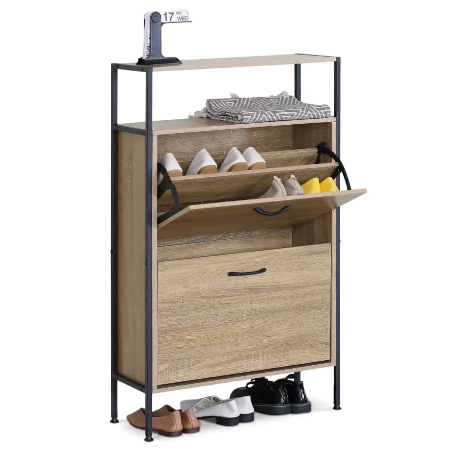 Autronic Výklopný botník ABO-G1007 OAK - náhled 3