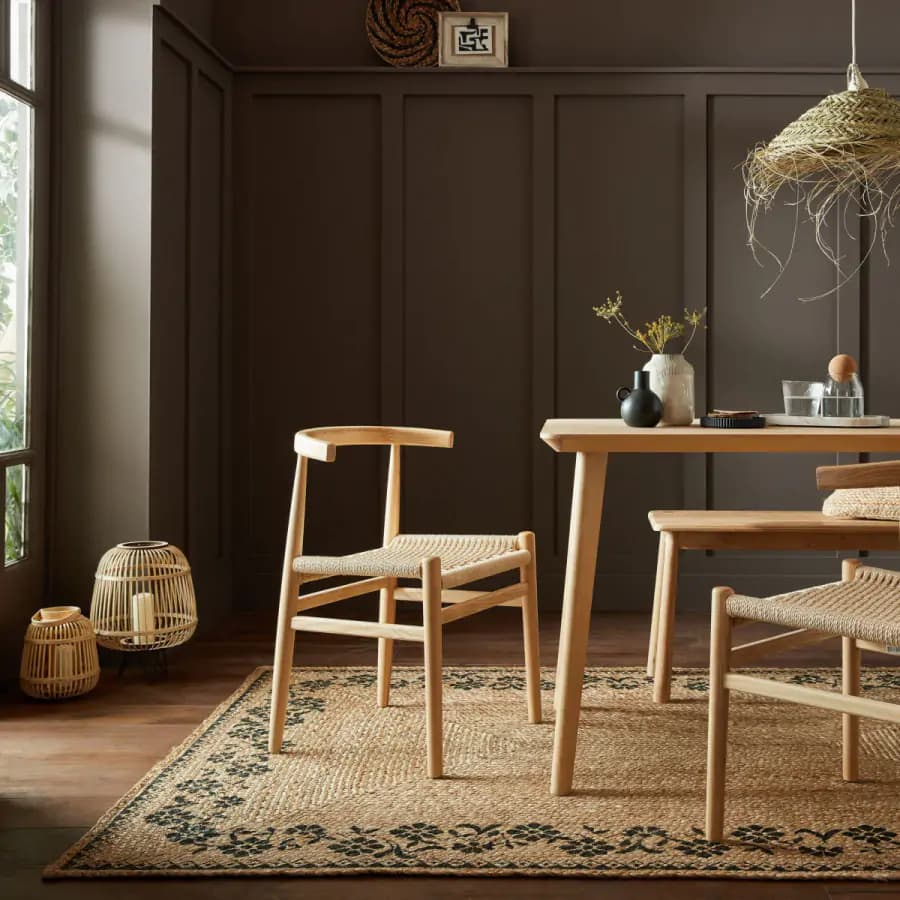 Flair Rugs Kusový koberec Printed Jute Maisie Natural/Black 200x290 cm - náhled 4