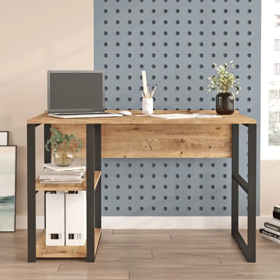 Casarredo Psací stůl MANES - borovice/černá - náhled 2