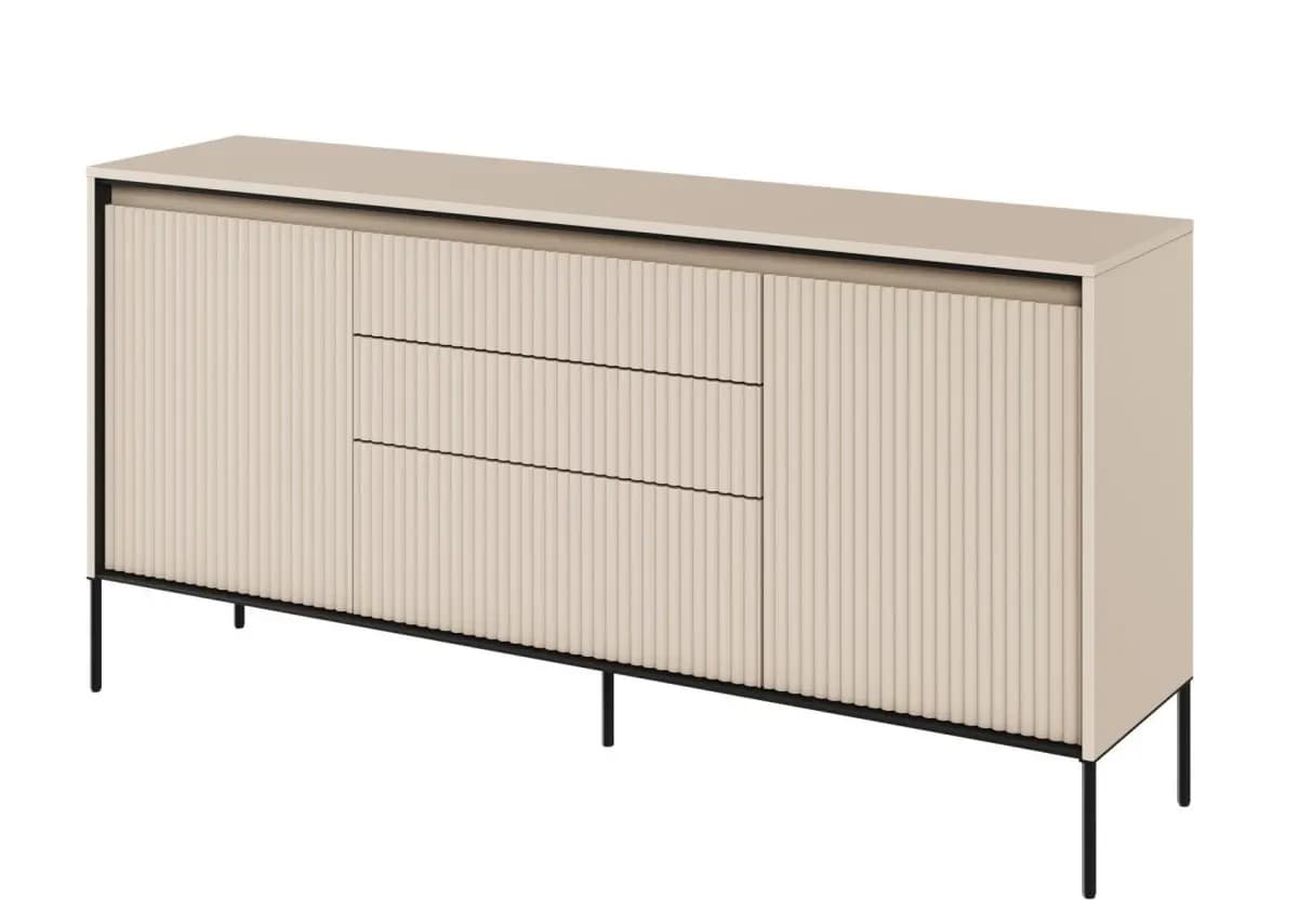Casarredo Komoda 2D3S s LED IPOLIS - písková - náhled 5
