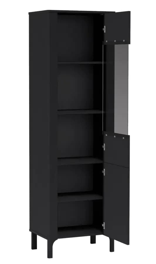 Casarredo Vitrína 1D KENORA - černá - náhled 2